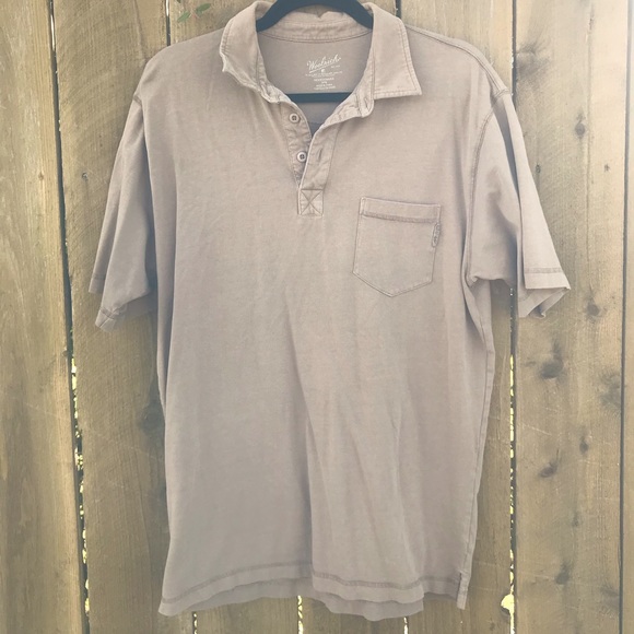 Woolrich Other - Mens medium Woolrich beige polo